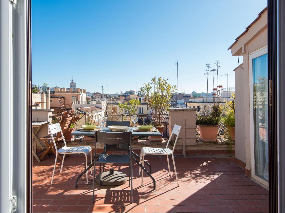Spanish Steps Amazing Terrace Apartment โรม ภายนอก รูปภาพ